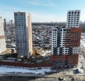 Ход строительства дома 3 в ЖК Новый Виз -