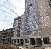 Ход строительства дома 4 этап  в ЖК Бунин -