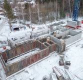 Ход строительства дома 5/1, 1 этап в ЖК Вита-парк -