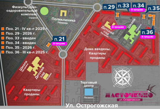 Дом Позиция 35 (АI) в ЖК Ласточкино