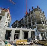 Ход строительства дома 4 к1, ГП-13 (2 этап) в ЖК Айвазовский (Айвазовский City) -