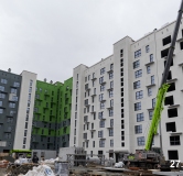 Ход строительства дома 13 в ЖК Никс Лайн на Блюхера -