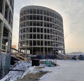 Ход строительства дома секция 1 в ЖК Звезды -