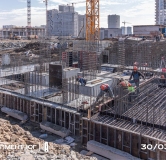 Ход строительства дома 19.5, 3 очередь в ЖК А Плюс -