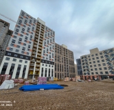 Ход строительства дома 5, секция 3.6, 3.7, 3.8 в ЖК Красное Яблоко -