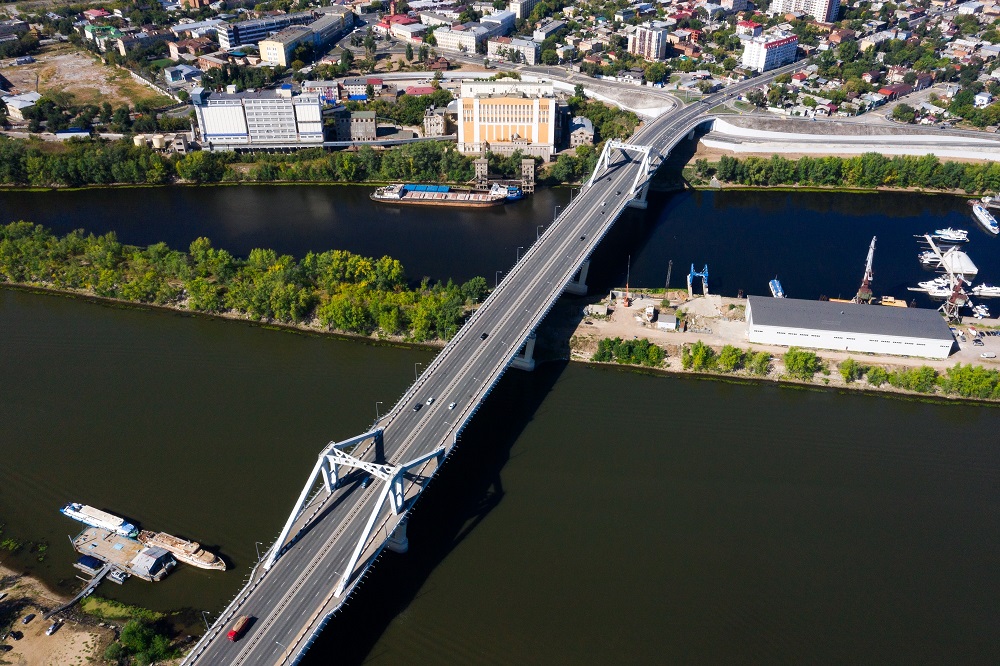Первый этап строительства Фрунзенского моста завершен в Самаре