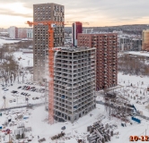 Ход строительства дома корпус 6 в ЖК Утес -