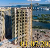 Ход строительства дома № 5.1 в ЖК Новоостровский -