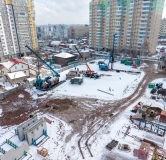 Ход строительства дома 12.2 в ЖК Курчатова -