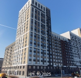 Ход строительства дома 109, корпус 1 (ГП-73) в ЖК Беринг -