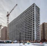 Ход строительства дома 9 в ЖК Новые Горизонты -