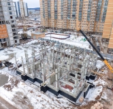 Ход строительства дома 3.2.1 в ЖК Остров на Норильской -