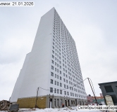 Ход строительства дома корпус 2.1 в ЖК Октябрьская Набережная -