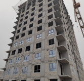 Ход строительства дома № 1 в ЖД Уникум на Ленинском -