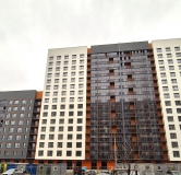 Ход строительства дома 1 в ЖК Тихий Центр-4 -