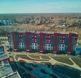 Ход строительства дома 47 в ЖК Вишневая Горка -