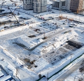 Ход строительства дома 14, корпус 1 в ЖК Остров-сад -