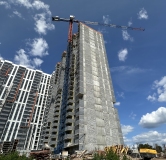 Ход строительства дома 309а, корпус 1 (секция 3, 3 этап) в ЖК Мир -