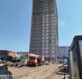 Ход строительства дома 1 в ЖК Панорама -
