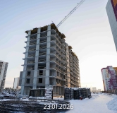 Ход строительства дома 12 в ЖК Прео-8 -
