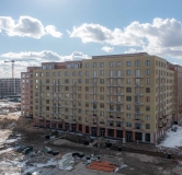 Ход строительства дома 4 в ЖК Пшеница -
