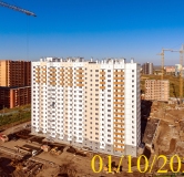 Ход строительства дома 11 в Микрорайон Нанжуль-Солнечный -