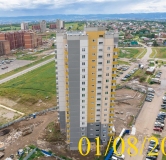 Ход строительства дома № 14 в Микрорайон Нанжуль-Солнечный -