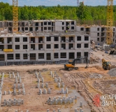 Ход строительства дома 2 этап, Корпус D в ЖК Квартал Заречье -