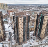 Ход строительства дома № 3 в ЖК Уютные дома на Взлётке -