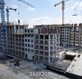 Ход строительства дома 23, ГП-72.106 в ЖК Мириады -