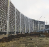 Ход строительства дома 11, 3 этап (секции 7,8,9) в ЖК Арбековская Застава -