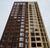 Ход строительства дома 42/1 (ГП-1) в ЖК Фора -