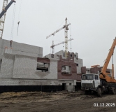 Ход строительства дома № 57, 2 этап, секция 3,4,5 в ЖК Перемена -