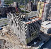 Ход строительства дома № 12, ГП-72.208 в ЖК Прео -