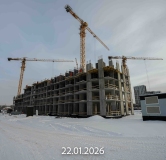 Ход строительства дома 1827 (ГП-75) в ЖК Беринг -