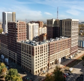 Ход строительства дома 19/1 в ЖК 19/56. Кварталы Телецентра -