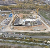 Ход строительства дома 1 в ЖК Голос Заря -