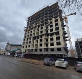 Ход строительства дома 1 в ЖК Локомотив -