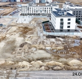 Ход строительства дома № 11, корпус 1 (ГП-6), этап 11 в ЖК Скандиа. Квартал у озера -