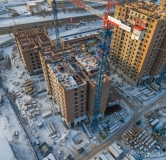 Ход строительства дома № 1, 2 этап (корпуса 4, 5, 6) в ЖК Калина Долина -