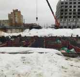 Ход строительства дома 1.2 в ЖК Чаадаев -