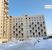 Ход строительства дома 1 в ЖК Гагарин Парк -