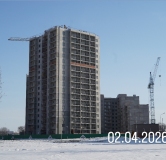 Ход строительства дома 22-11 в ЖК Романтики -