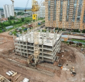Ход строительства дома 3.2.1 в ЖК Остров на Норильской -