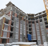 Ход строительства дома 16 в ЖК Кама -