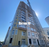 Ход строительства дома Литер 19 в ЖК Фонтаны -