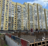 Ход строительства дома 3 в ЖК Уникум на Кутуя -