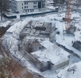 Ход строительства дома 2 в ЖК Лес -