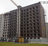 Ход строительства дома 18-19 Марципан в ЖК СМАРТ квартал Пряничная слобода -