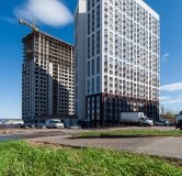 Ход строительства дома 1 в ЖК Речной Парк -